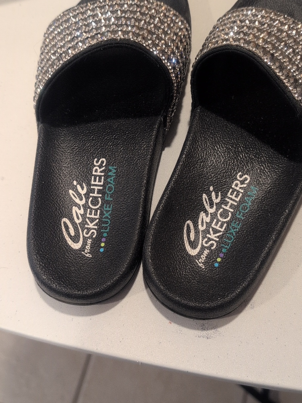 Skechers "Rocker Glam" Slides - Picture 4 of 6